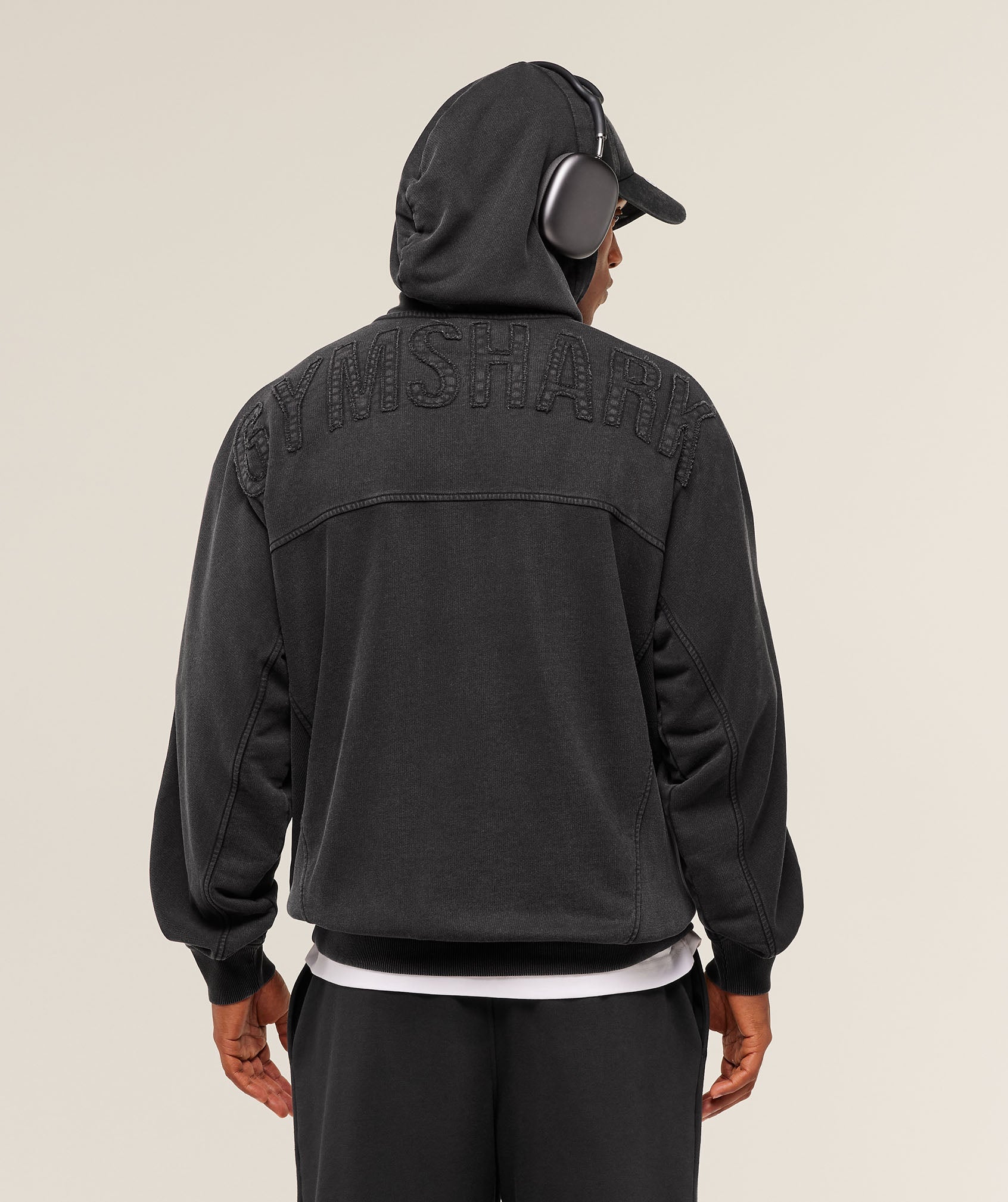 Gymshark Power Washed Hoodie - GS Black