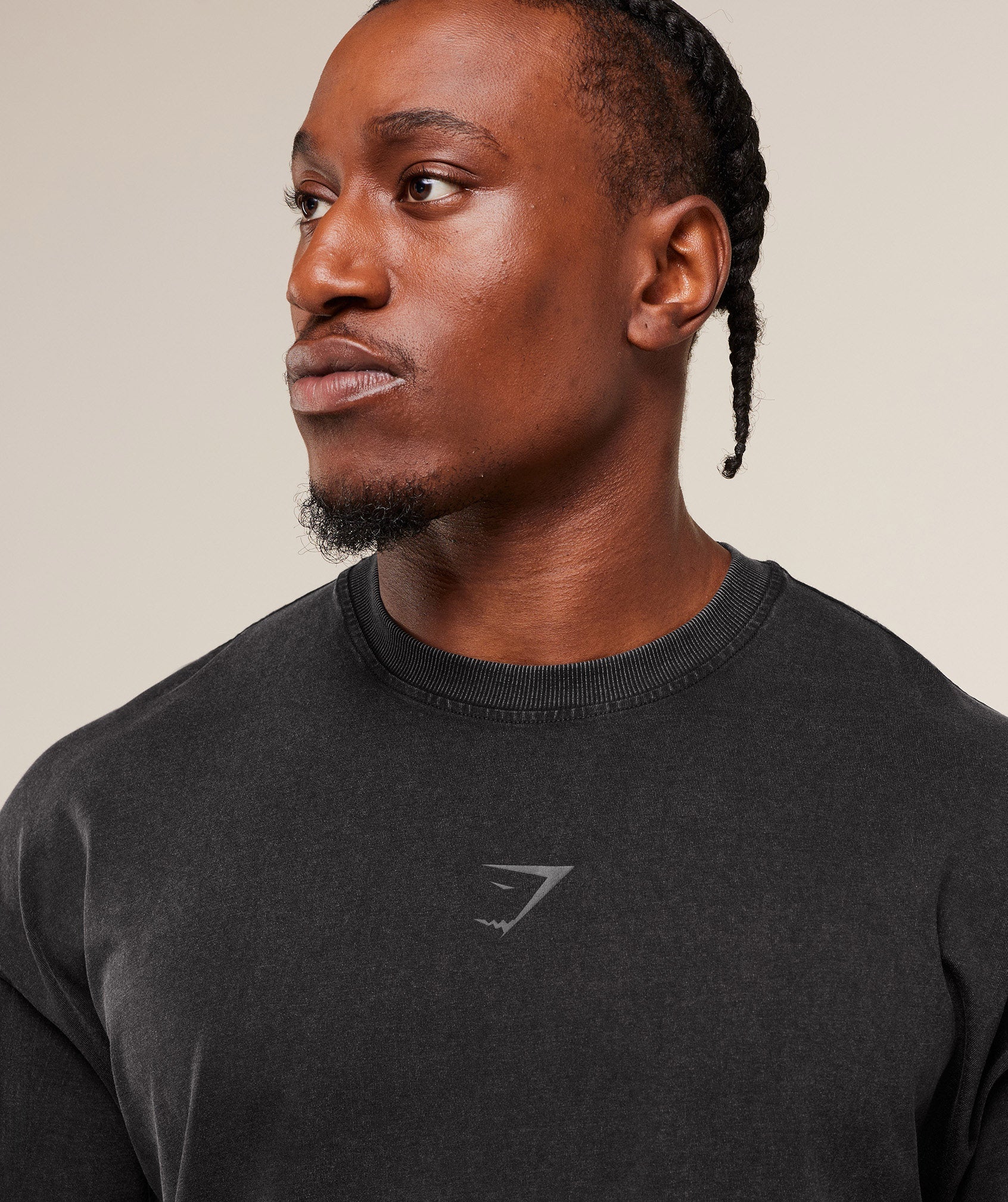 Gymshark Power Washed T-Shirt - GS Black