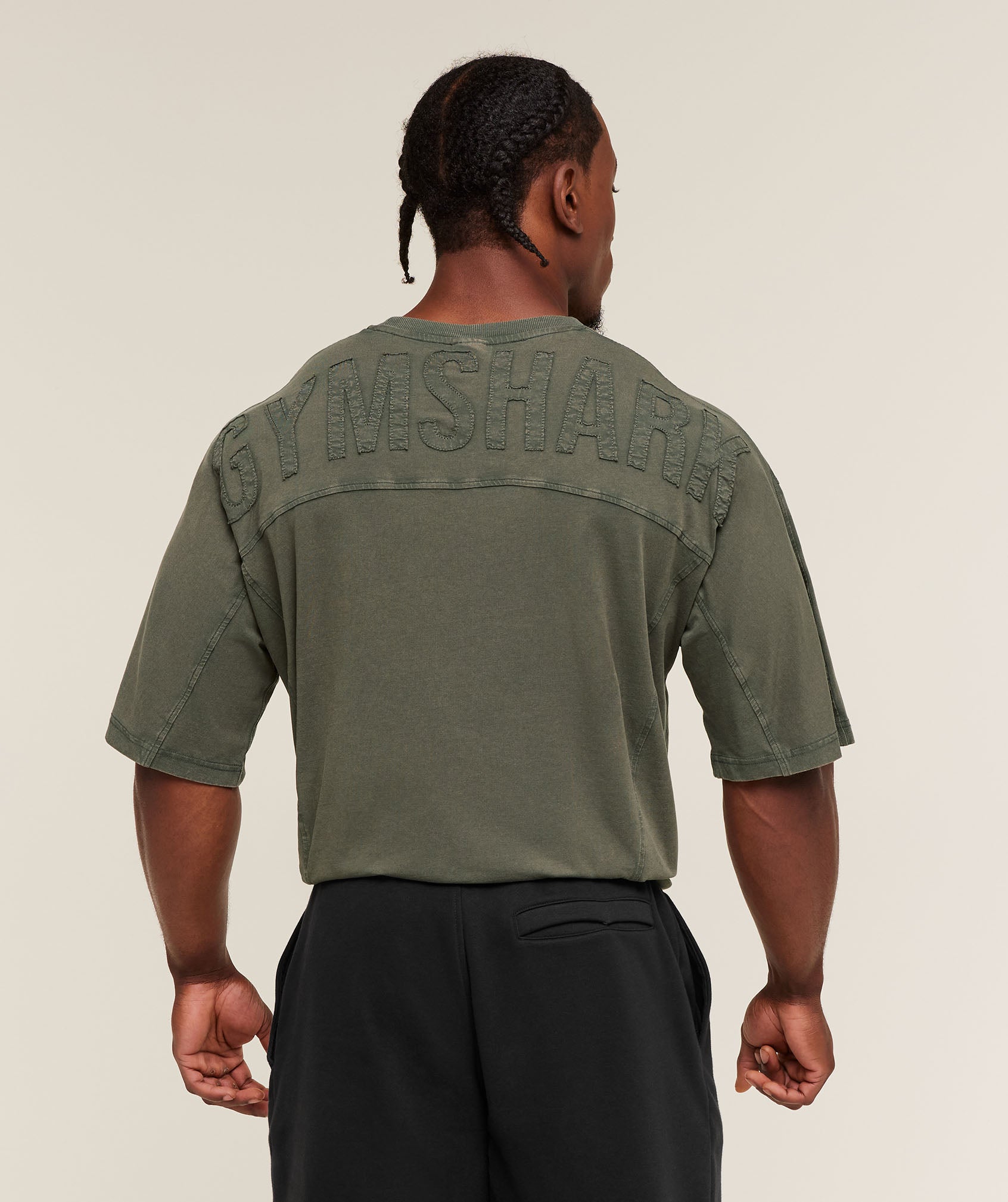 Gymshark Power Washed T-Shirt - GS Strength Green
