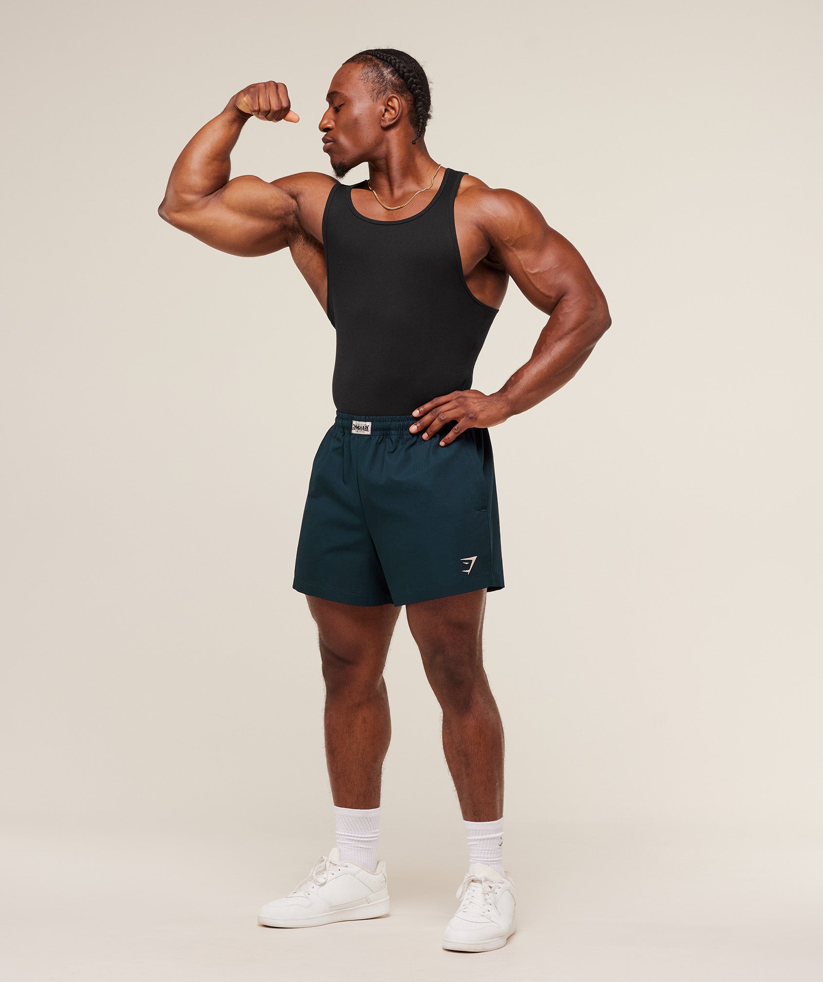 Gymshark Pumper Shorts 5" - Deep Petrol Blue