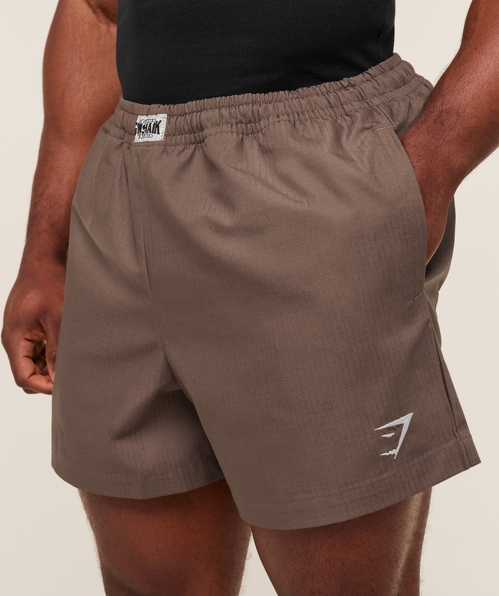 Gymshark Pumper Shorts 5" - Soft Brown