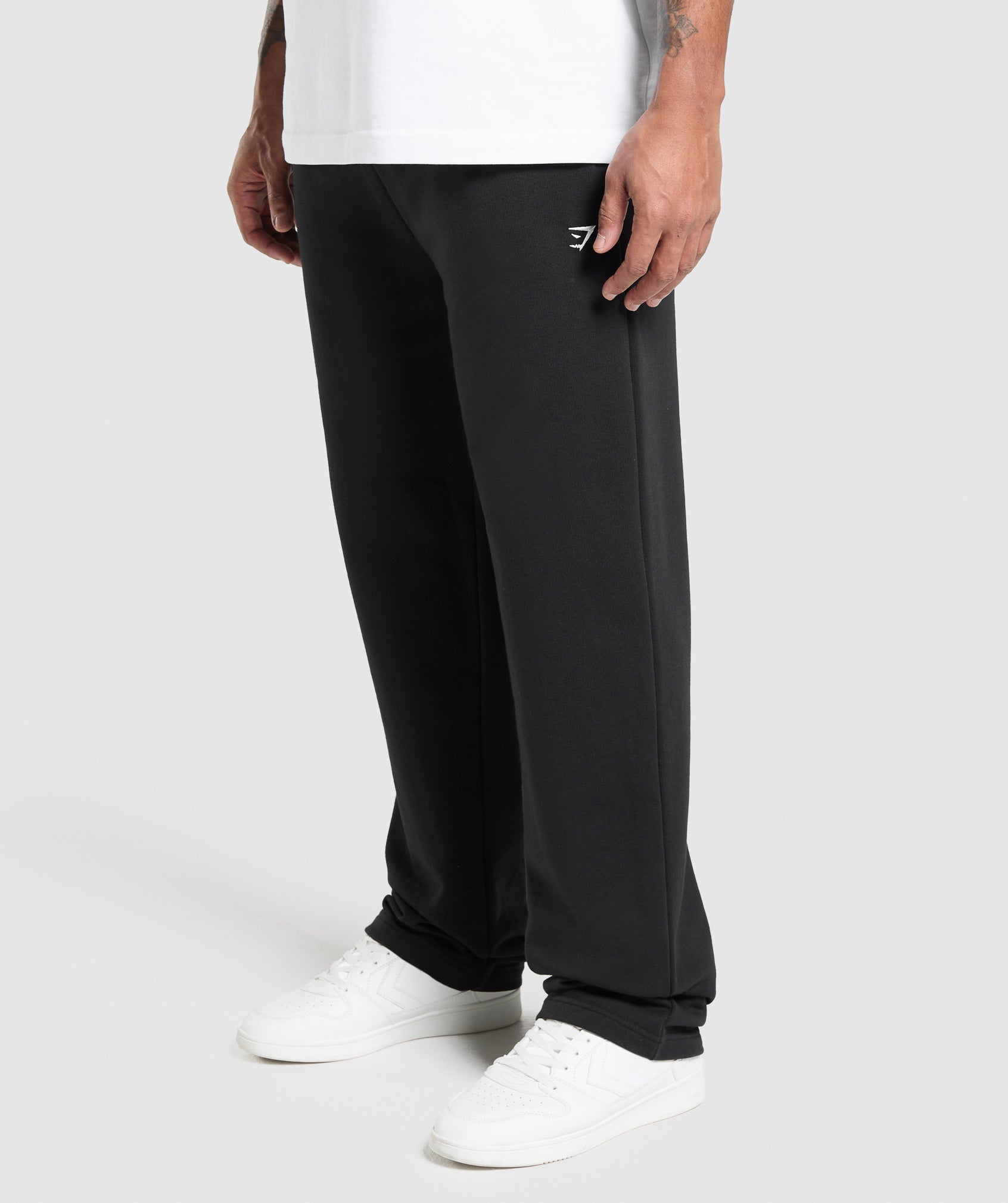 Gymshark Rest Day Essentials Straight Leg Joggers - Black
