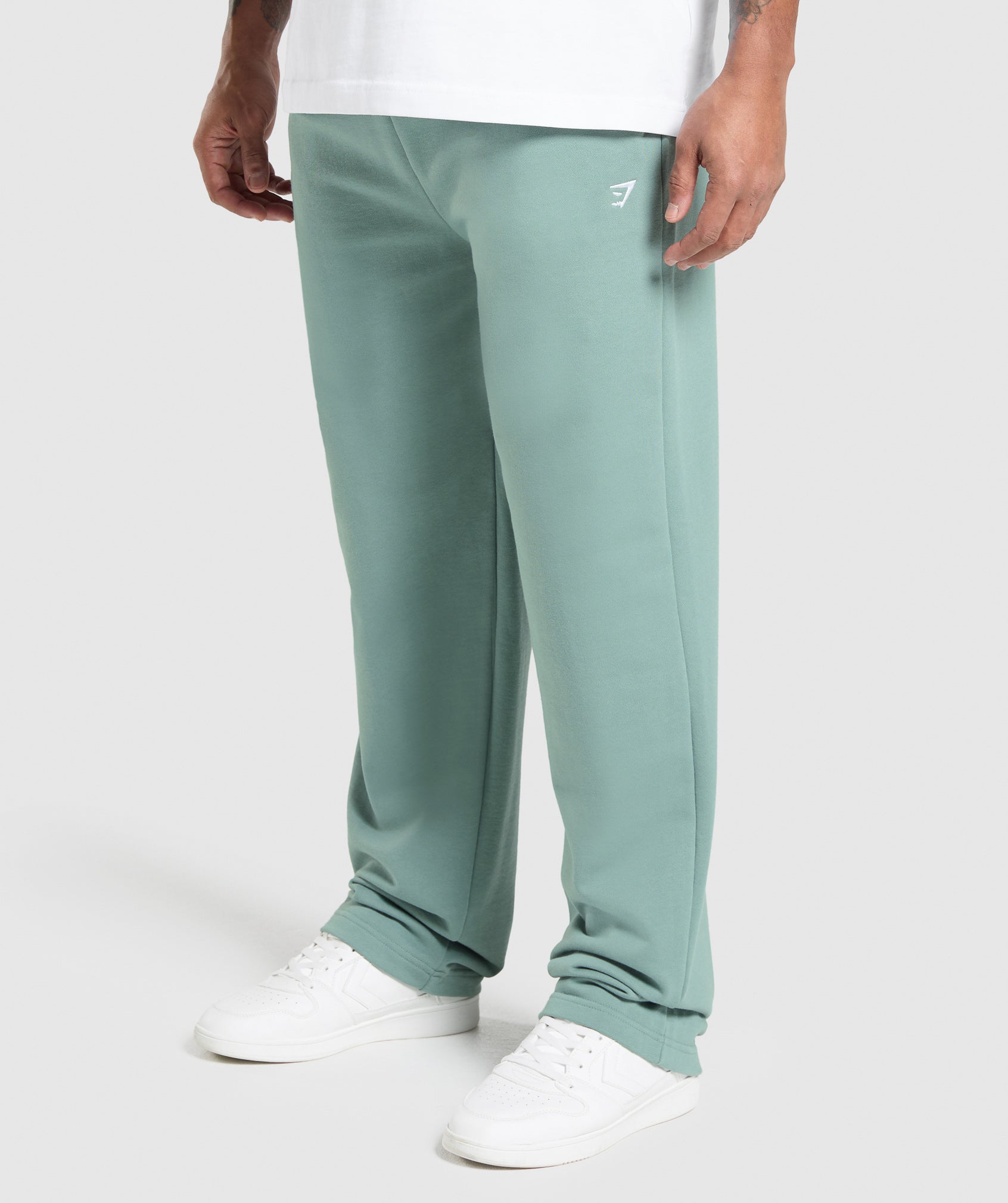Gymshark Rest Day Essentials Straight Leg Joggers - Celeste Blue