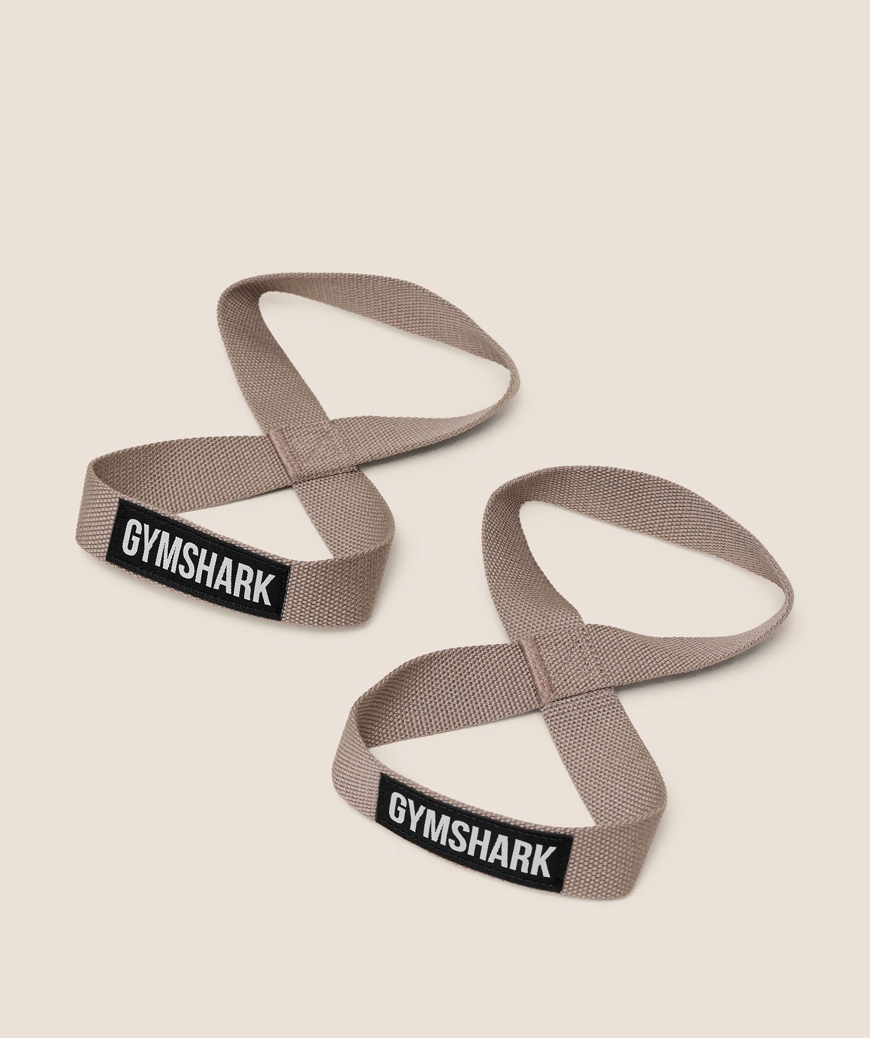Gymshark Figure 8 Lifting Straps - Lifestyle Brown