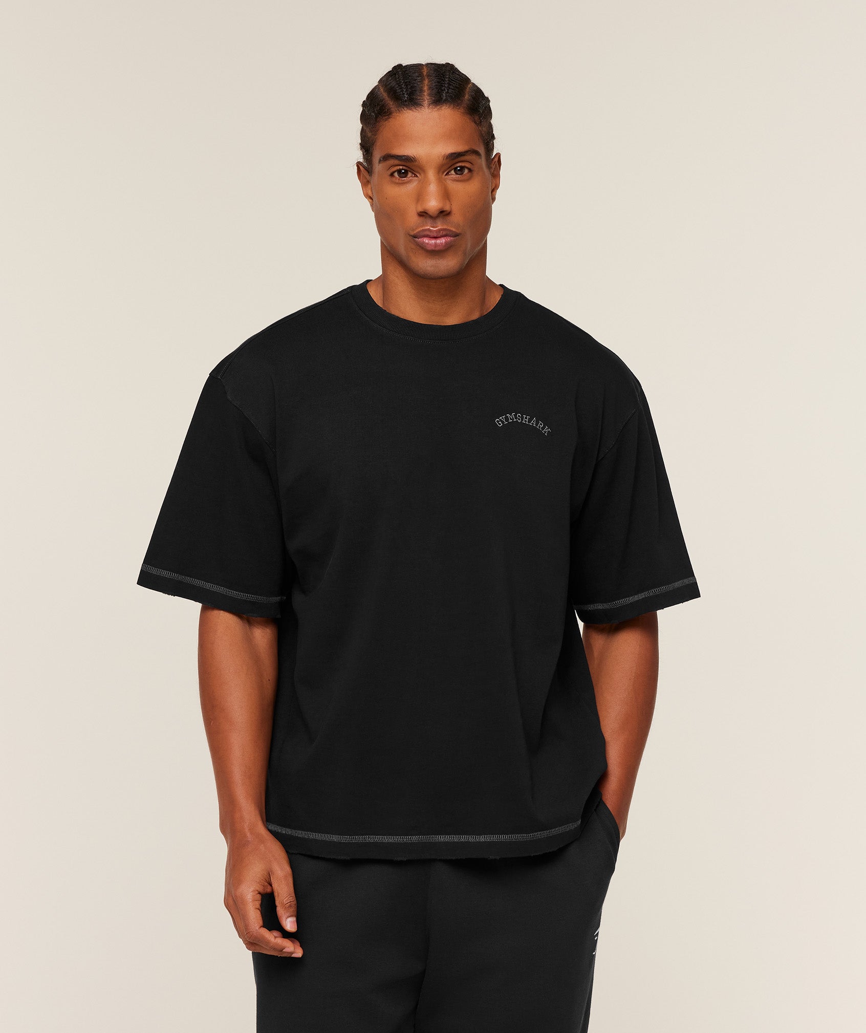 Gymshark Re-Rack T-Shirt - GS Black