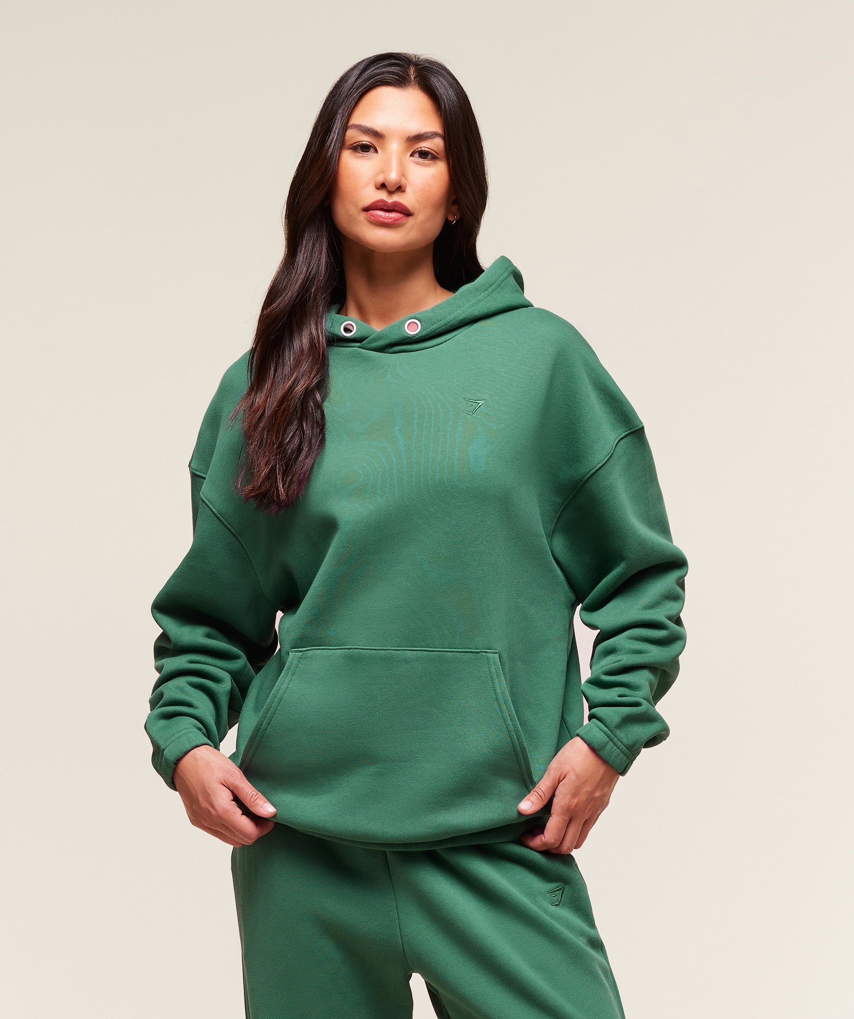 Gymshark Rest Day Sweats 2.0 Oversized Hoodie - Lift Green