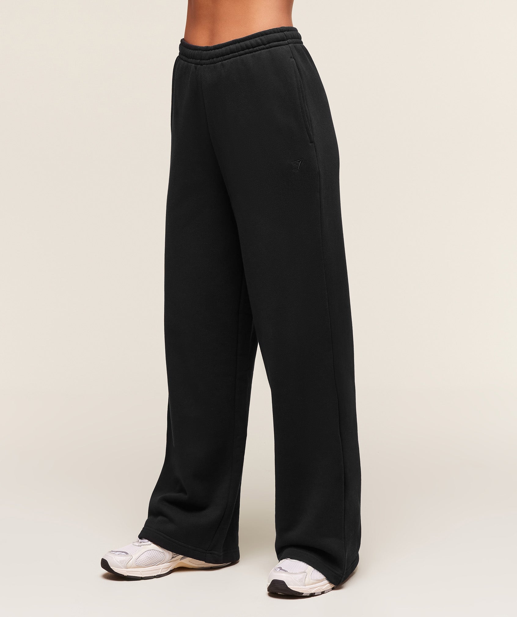 Gymshark Rest Day Sweats 2.0 Wide Leg Jogger - Black