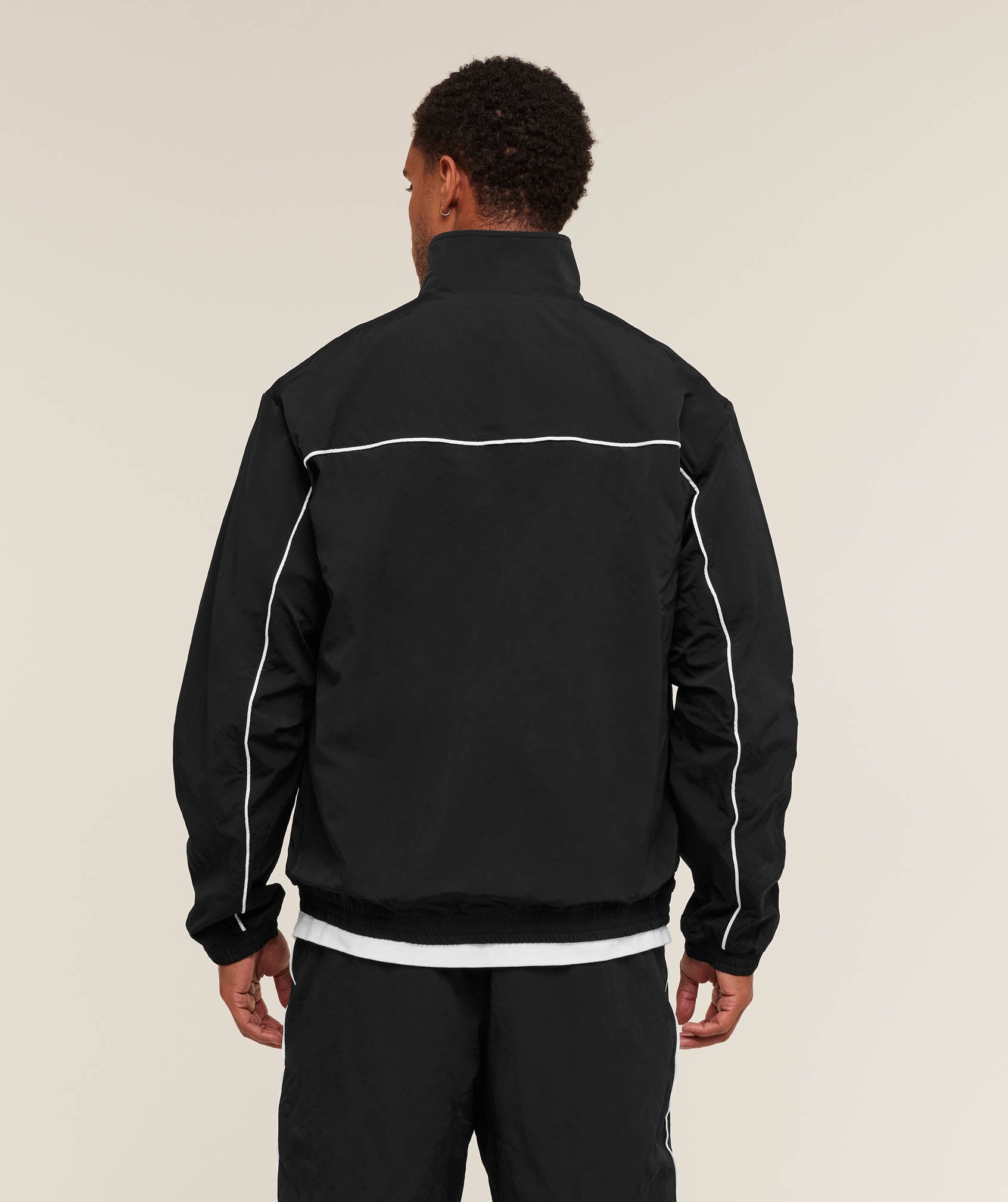 Gymshark Retro Shell Track Jacket - Black