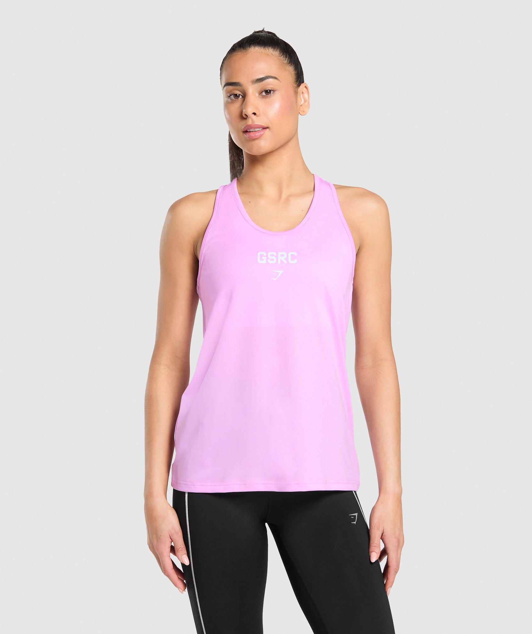 Gymshark Run Club Graphic Tank - Sour Pink