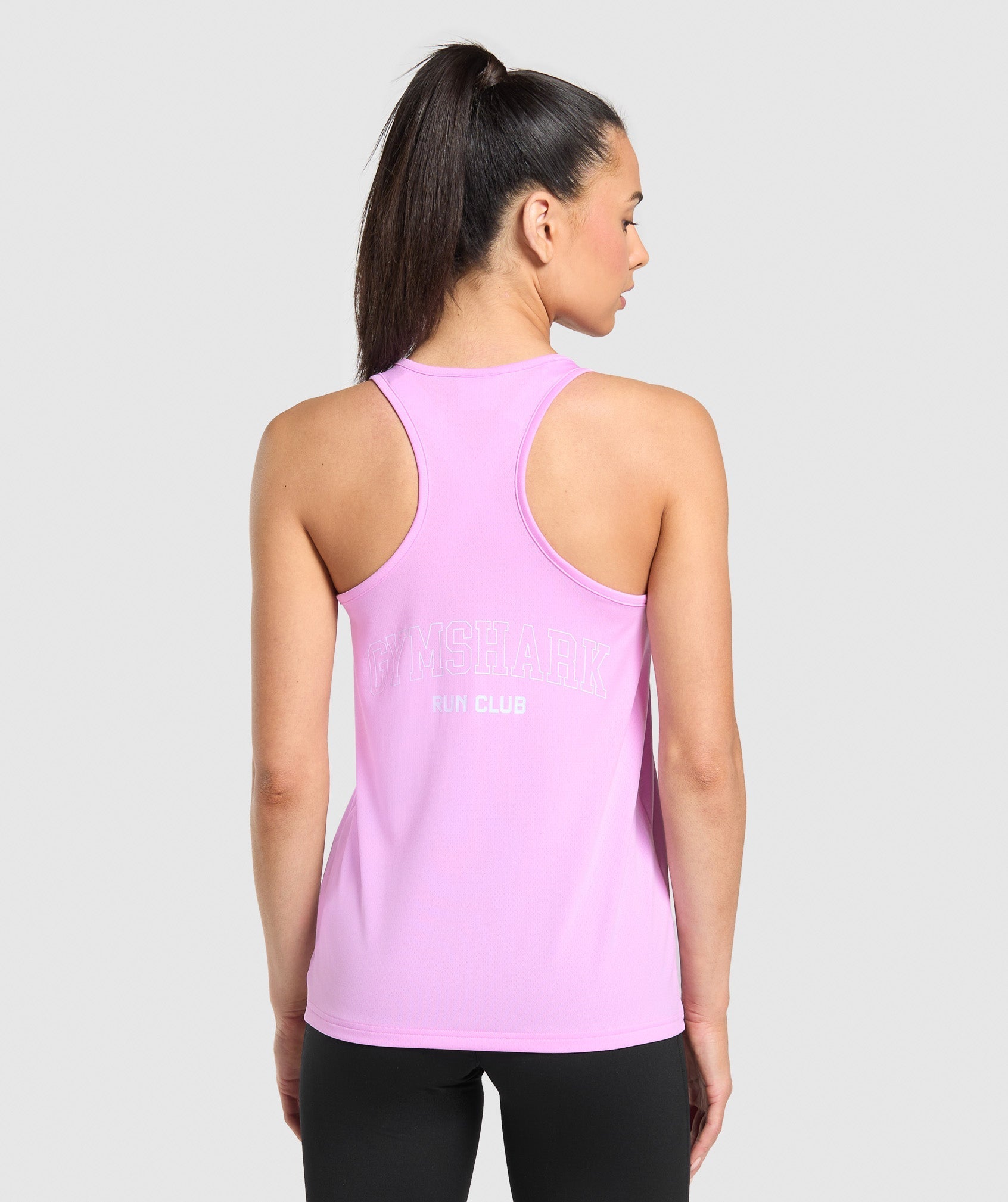 Gymshark Run Club Graphic Tank - Sour Pink