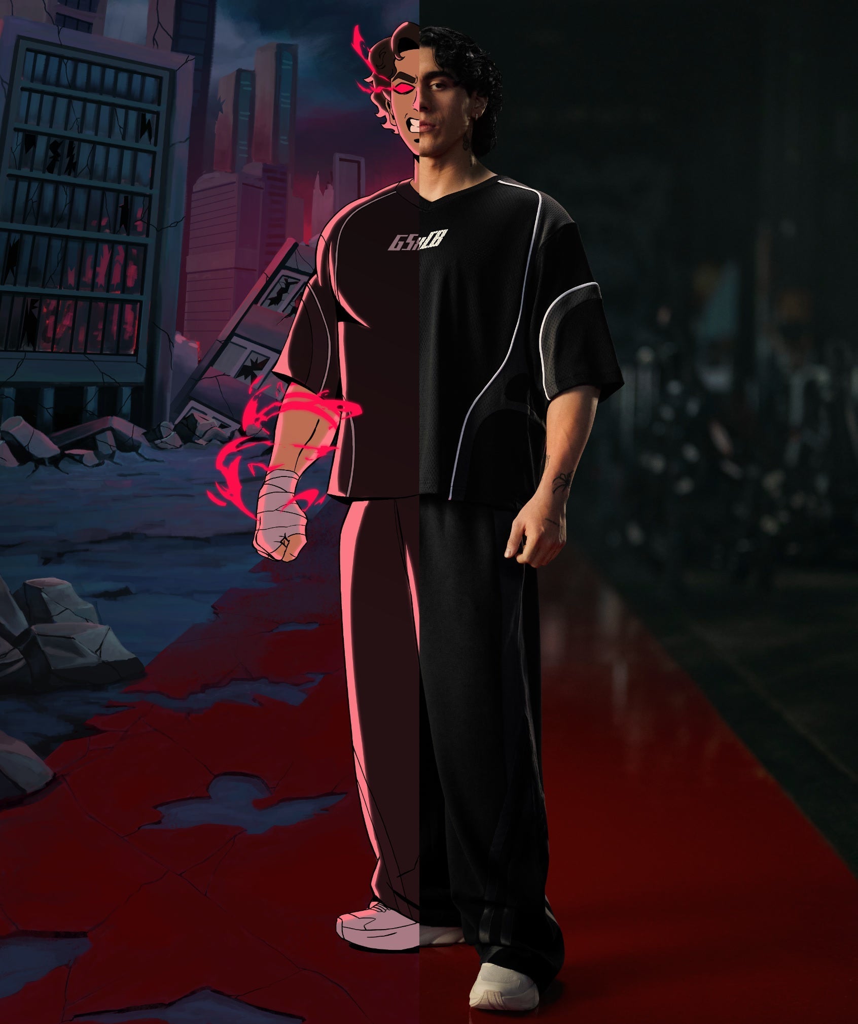 Gymshark x Carlos Belcast Track Pant - GS Black