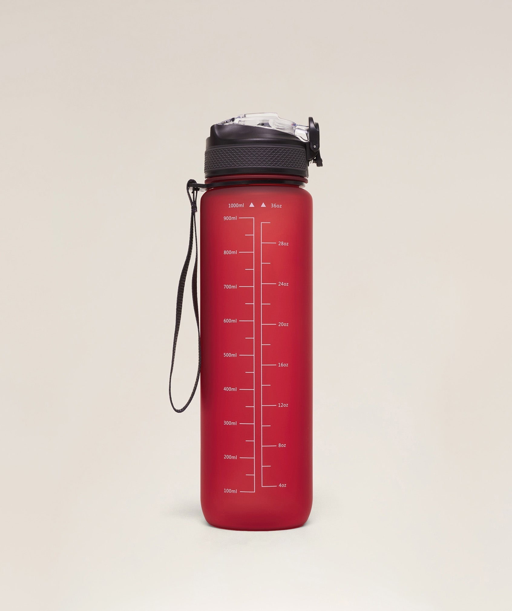 Gymshark Sports Bottle with Straw Lid - Athletic Burgundy