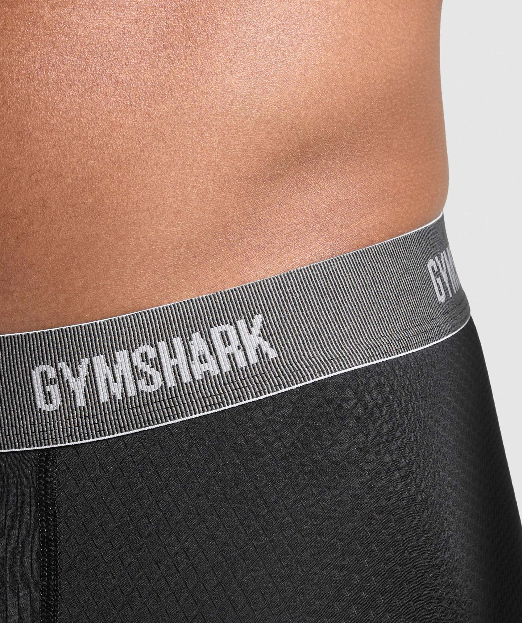 Gymshark Sports Tech Boxer 3PK - Black/Deep Orange/Celeste Blue