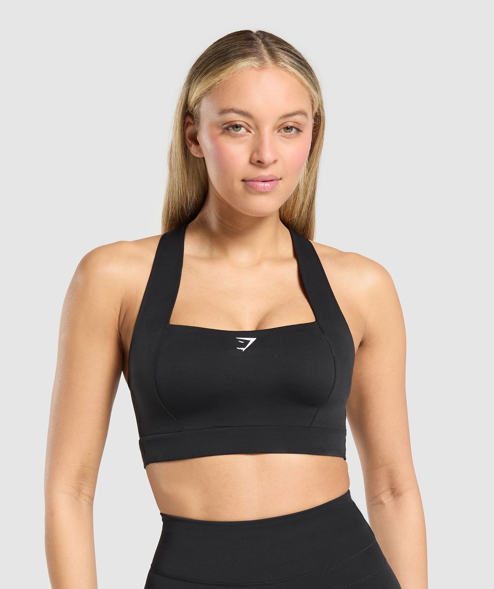 Gymshark Square Neck Sports Bra - Black