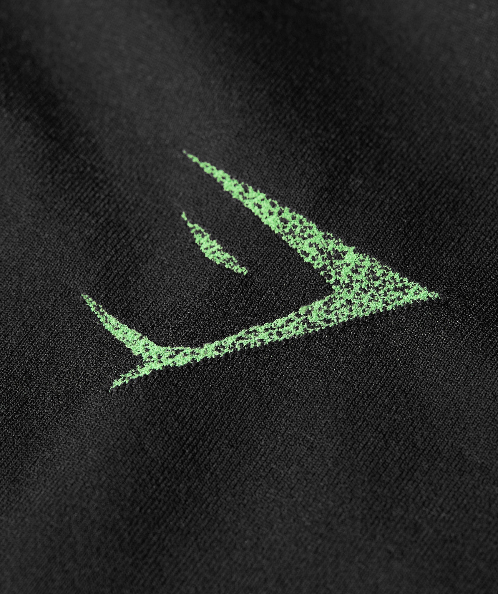 Gymshark Storm Seamless T-Shirt - Black/Active Green