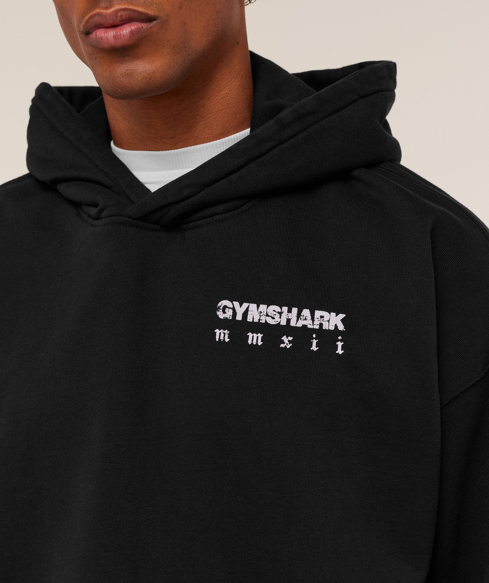 Gymshark Numerals Hoodie - Black