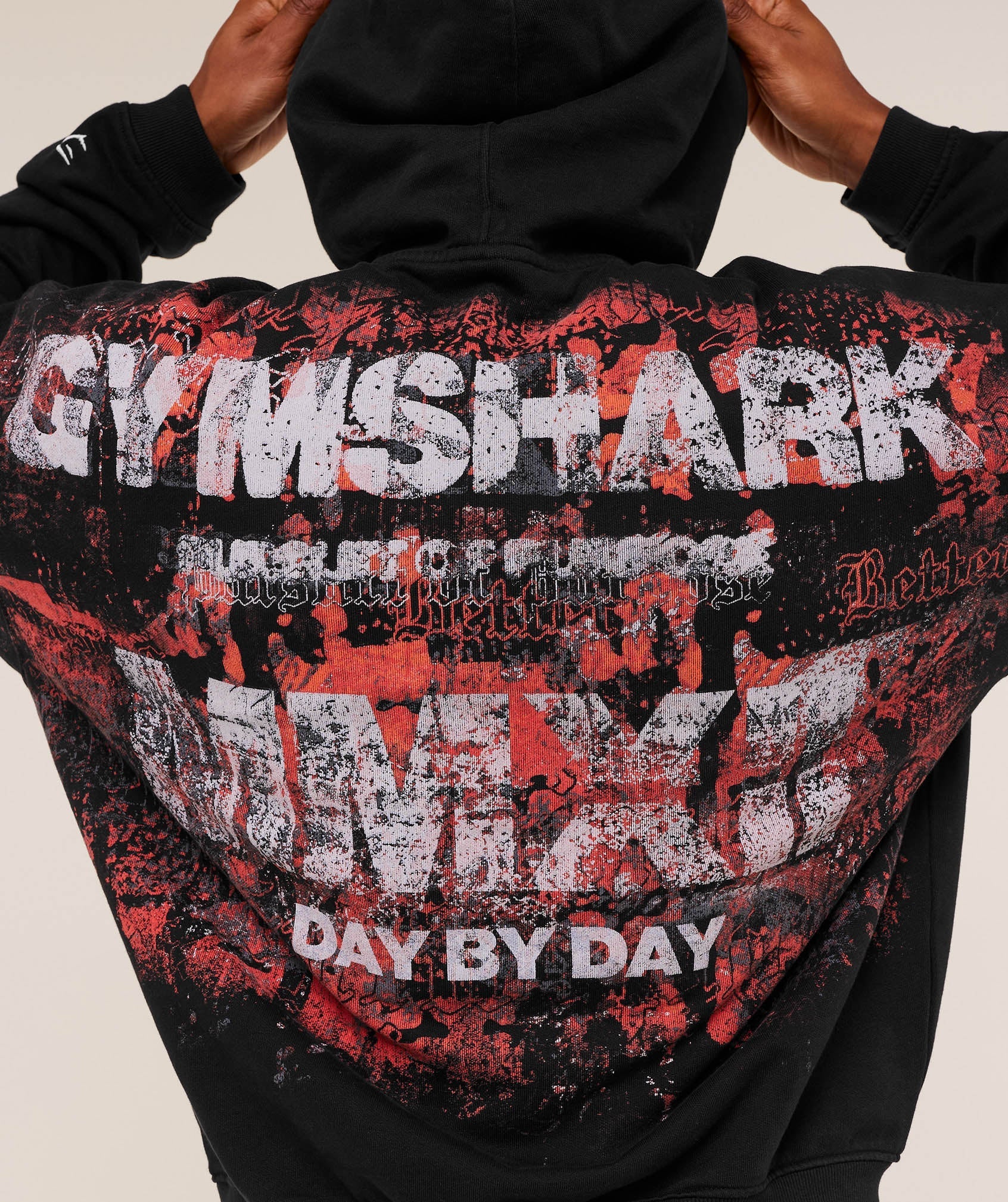 Gymshark Numerals Hoodie - Black