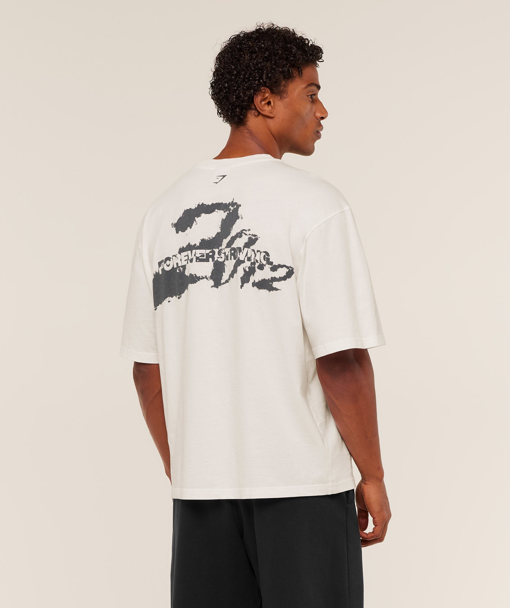 Gymshark Forever Striving T-Shirt - Soft White