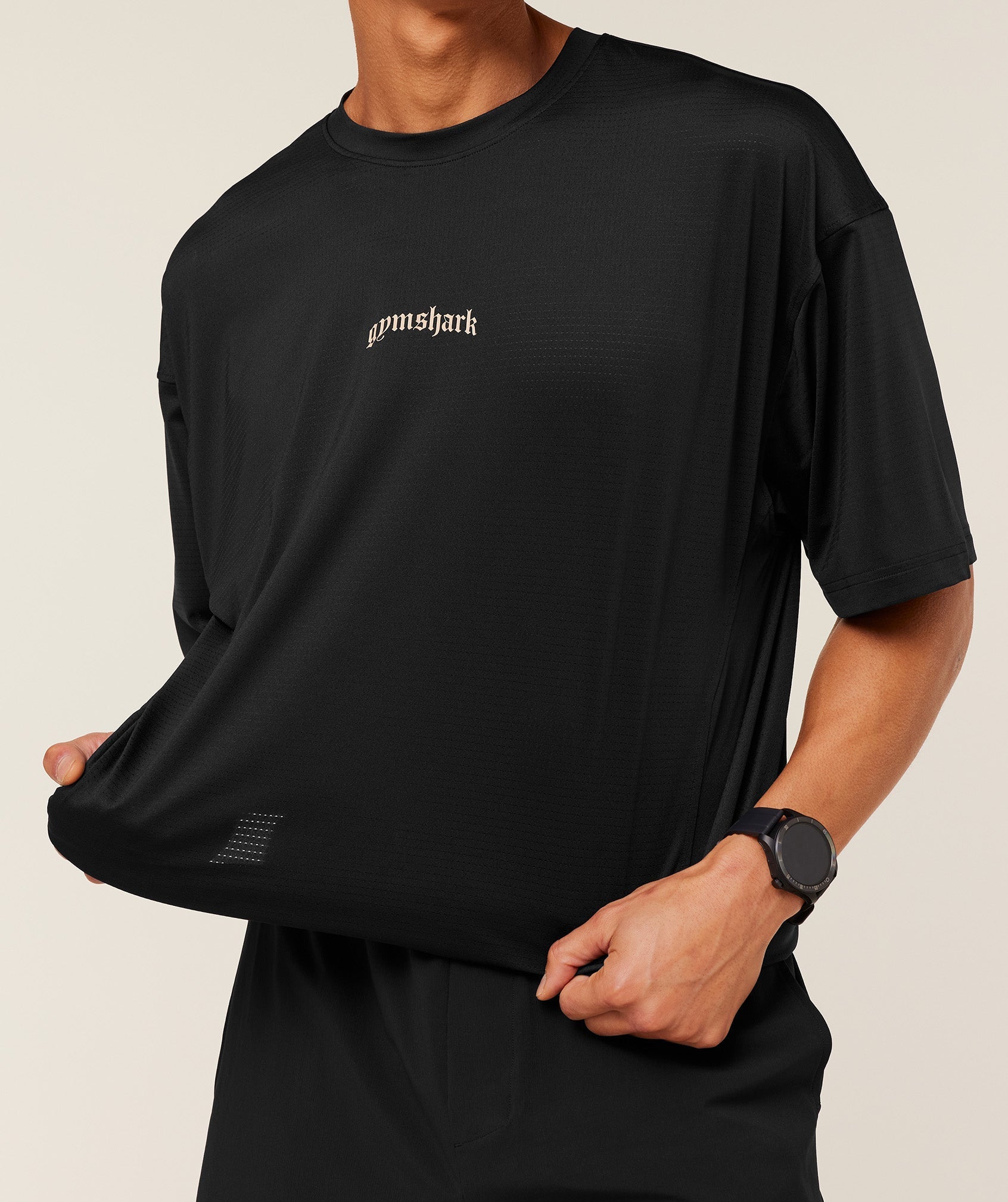 Gymshark Tactical Oversized T-Shirt - Black