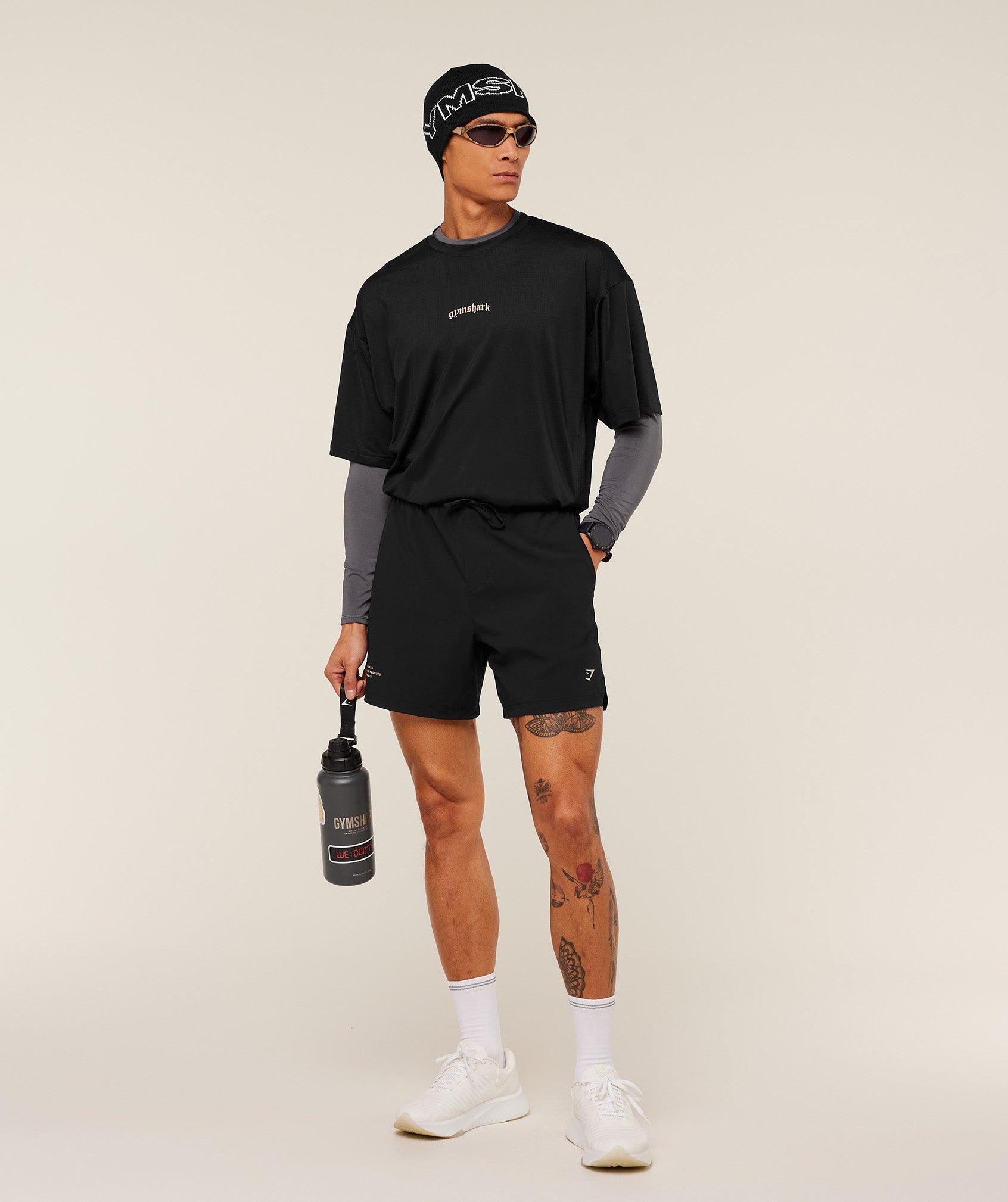 Gymshark Tactical Oversized T-Shirt - Black