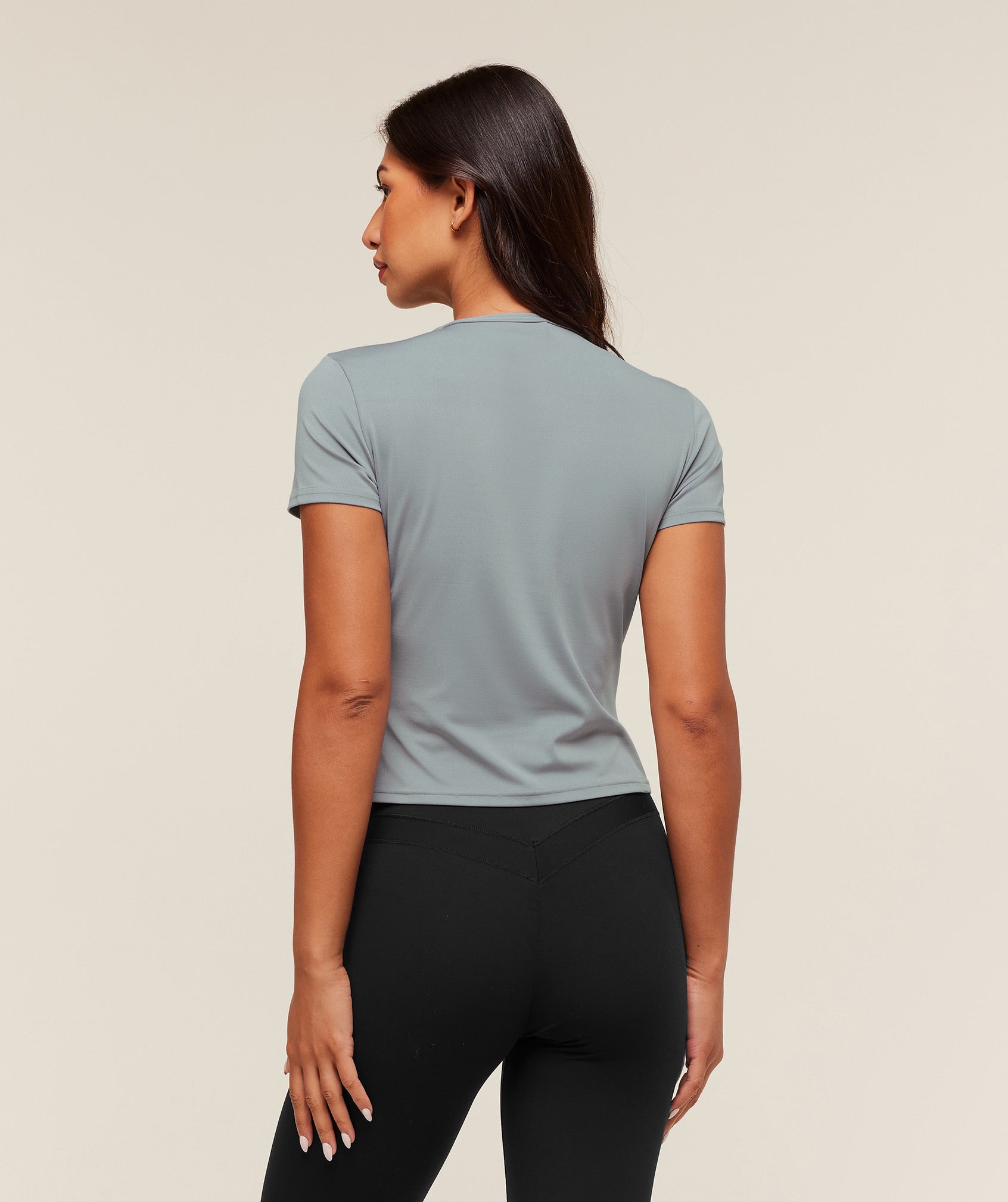 Gymshark Training Baby Tee - Denim Grey