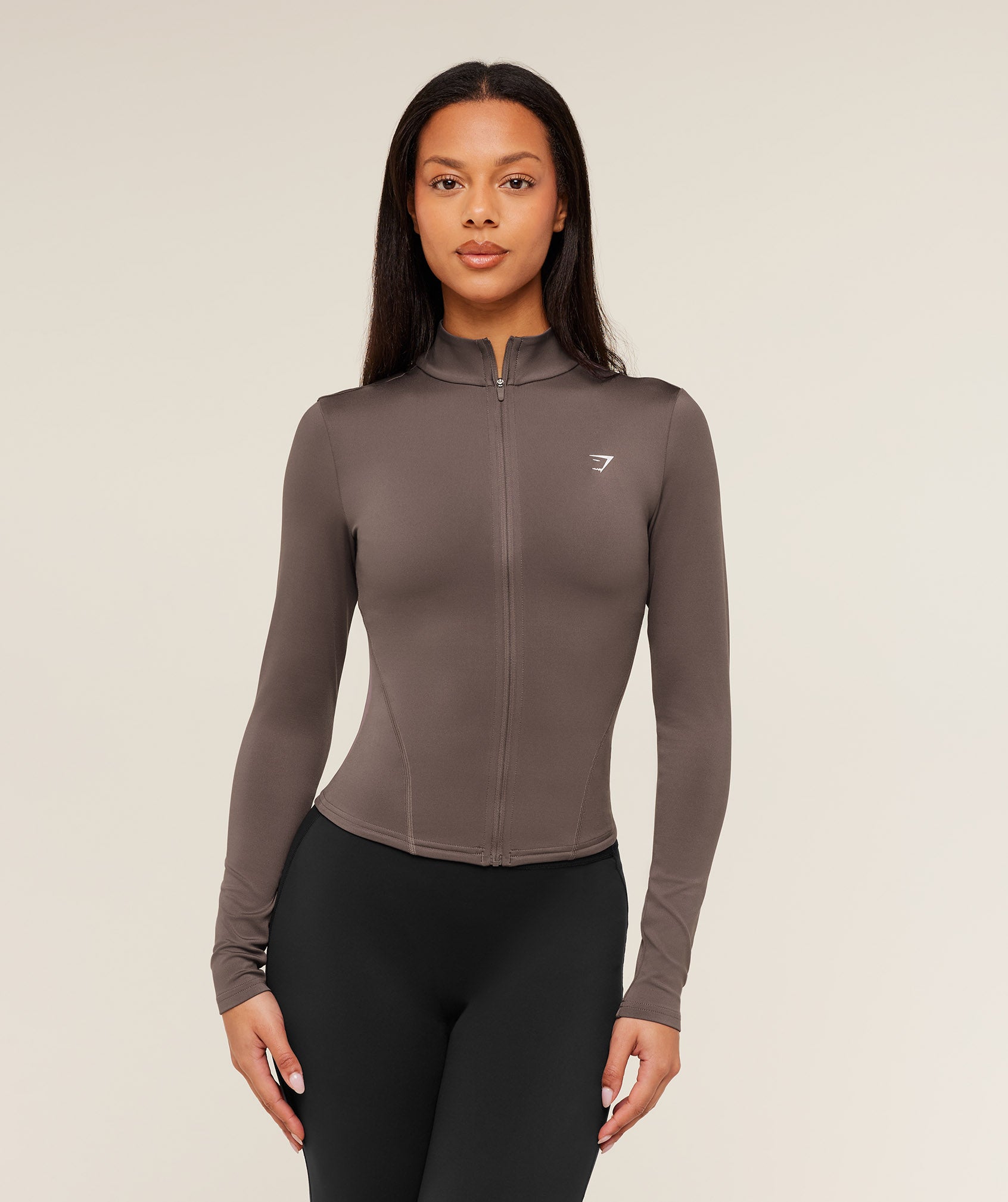 Gymshark Training Jacket - Cool Brown