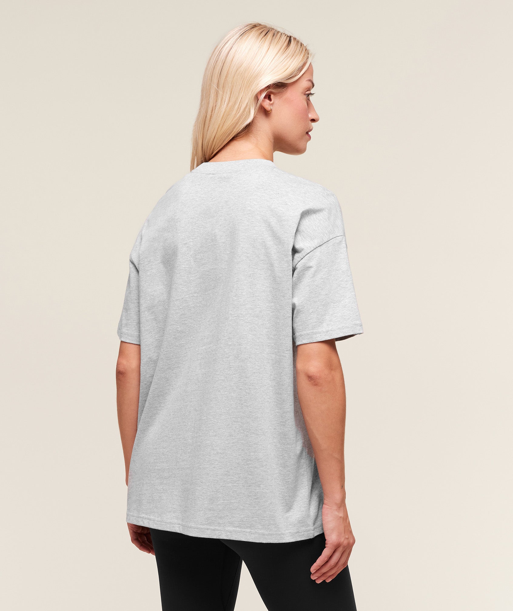 Gymshark Training Oversized T-Shirt - Light Grey Marl