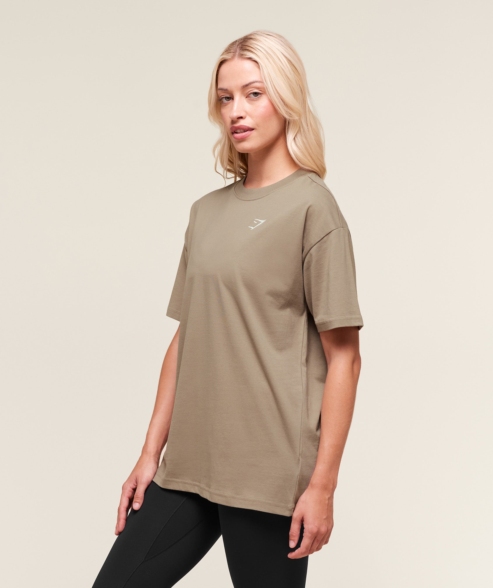 Gymshark Training Oversized T-Shirt - Lifestyle Brown