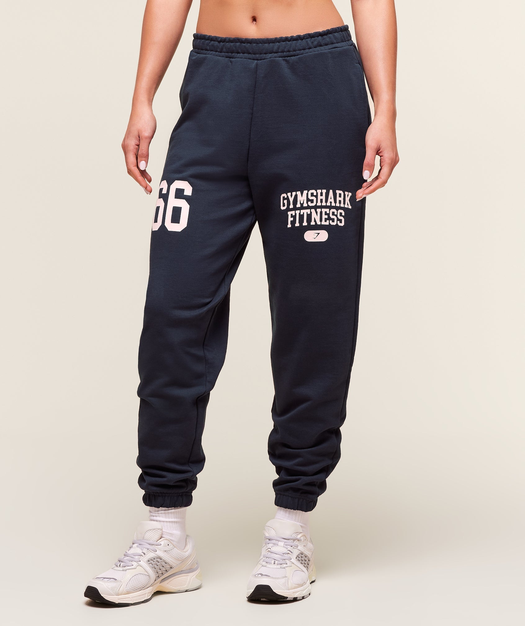 Gymshark Campus Graphic Oversized Jogger - Heavy Blue