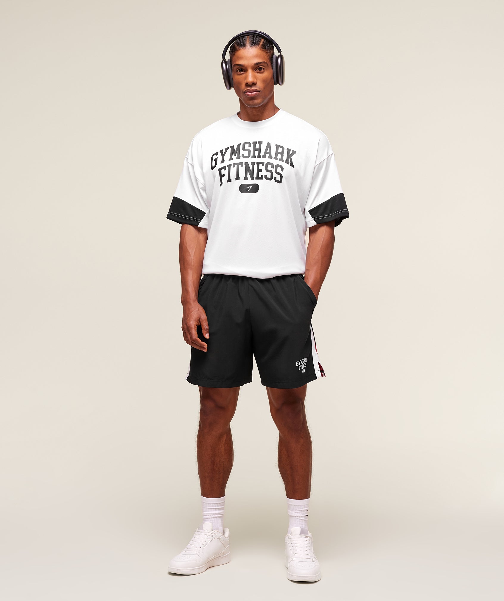 Gymshark Campus Oversized T-Shirt - White