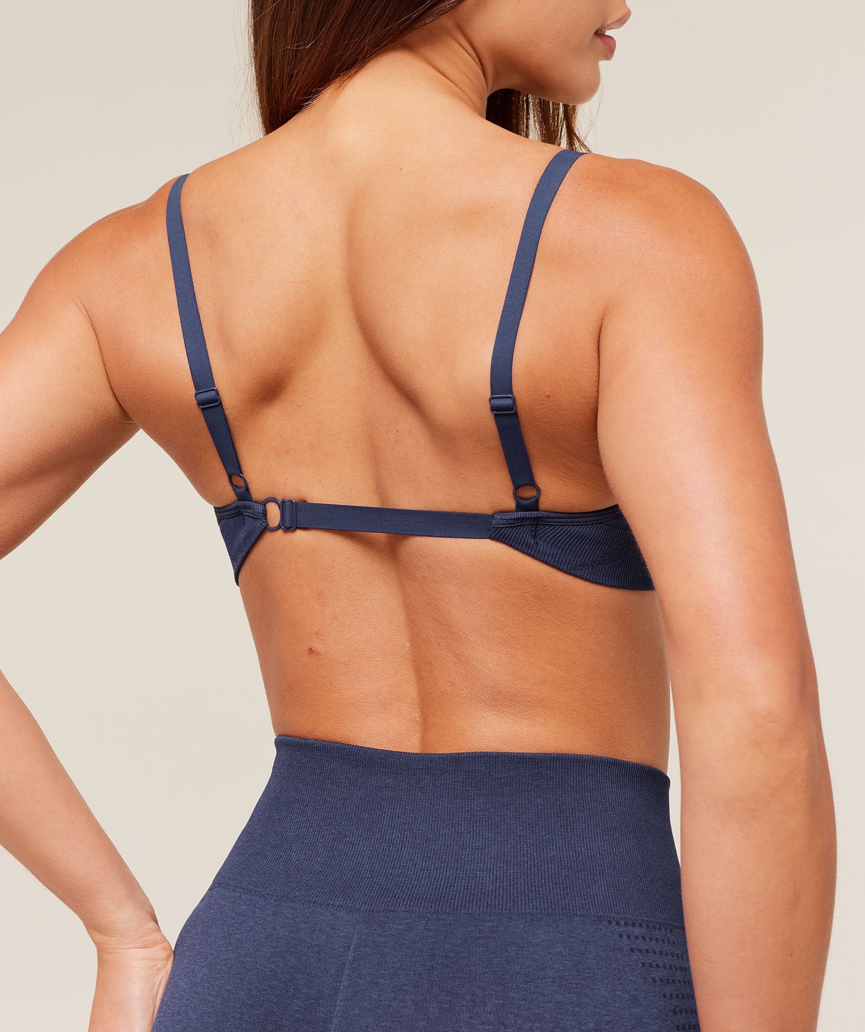 Gymshark Vital Sports Bra - Heavy Blue Marl