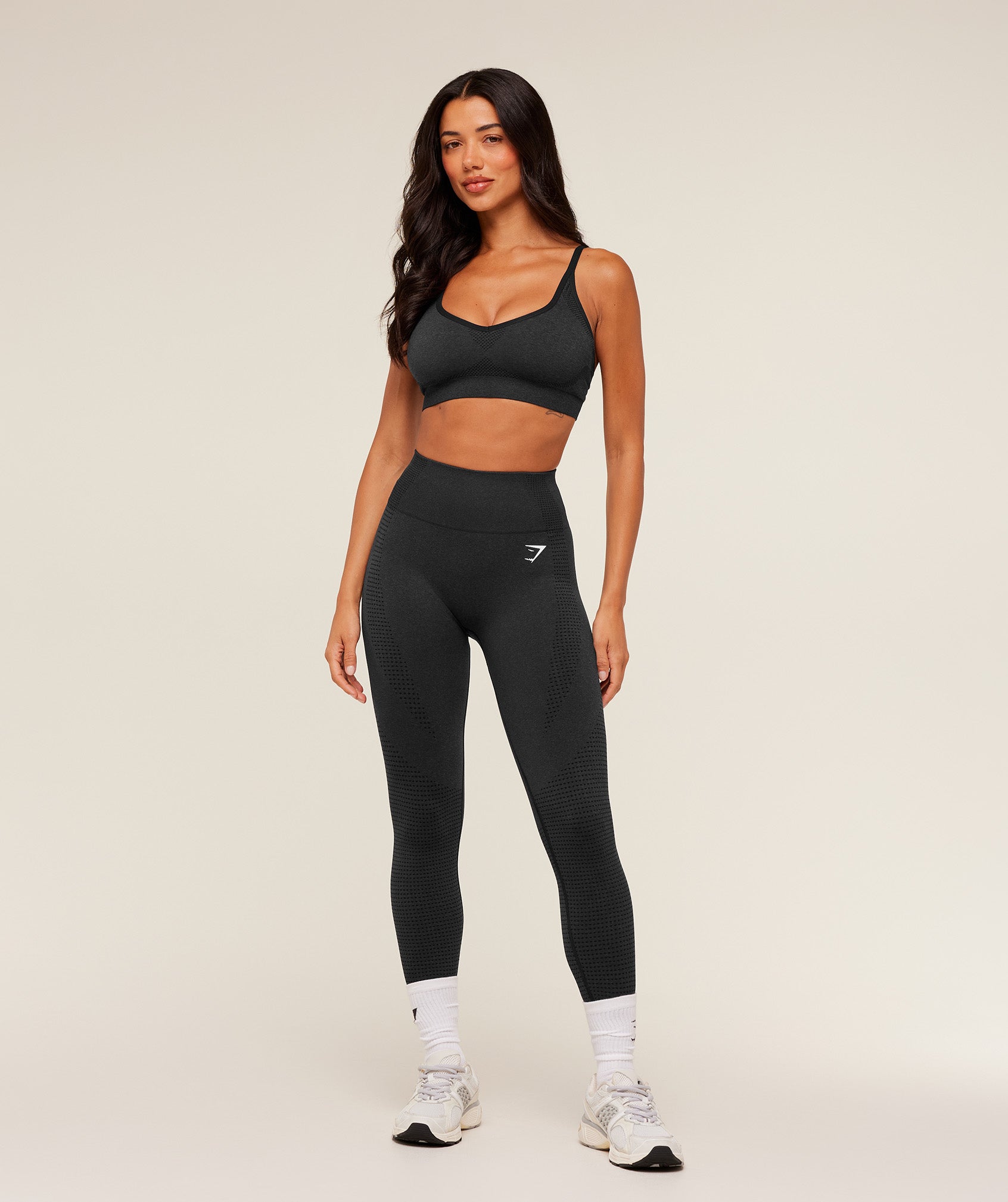 Gymshark Vital Sports Bra - Black Marl