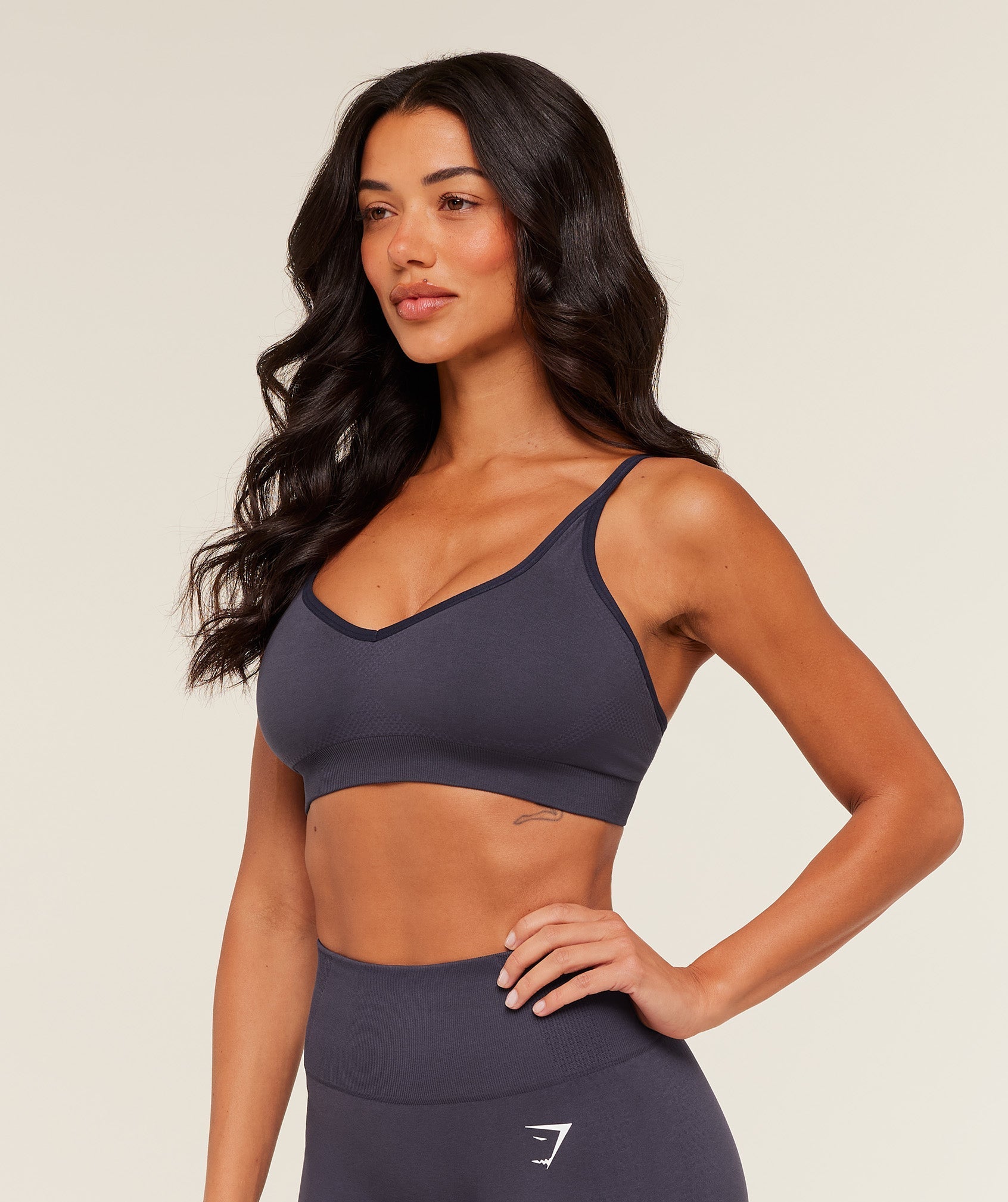 Gymshark Vital Sports Bra - Midnight Purple/Marl