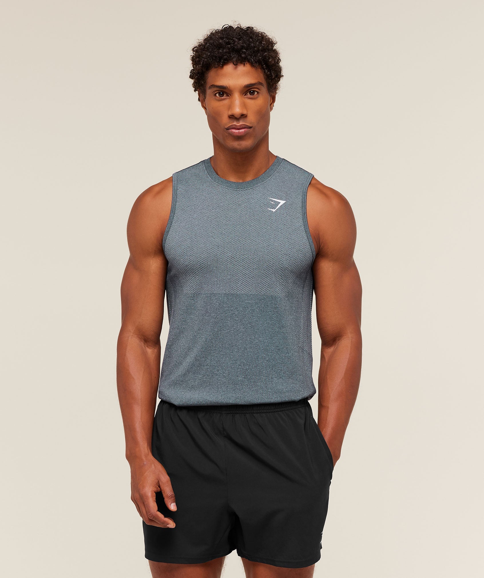 Gymshark Vital Tank - Iron Blue/Smoke Blue