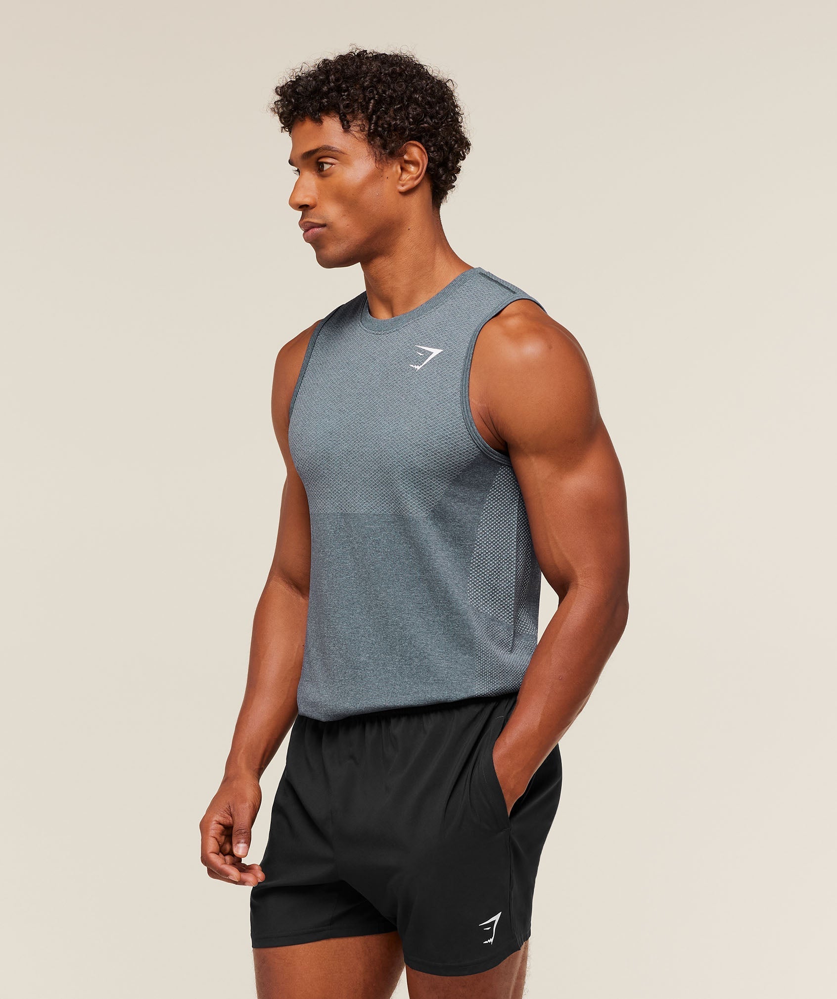 Gymshark Vital Tank - Iron Blue/Smoke Blue
