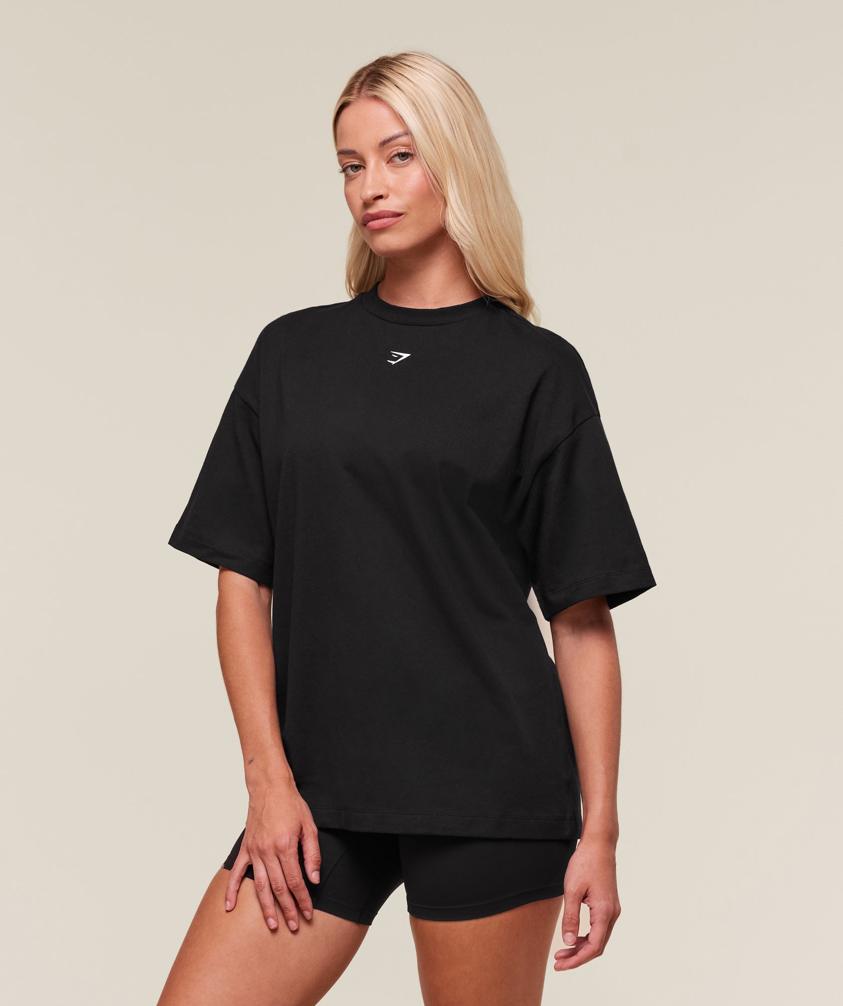 Gymshark We Do Gym Graphic Oversized T-Shirt - Black