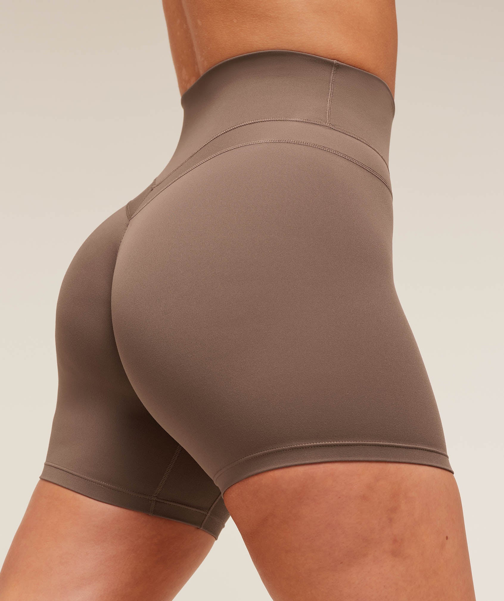 Gymshark Whitney Shorts - Soft Brown