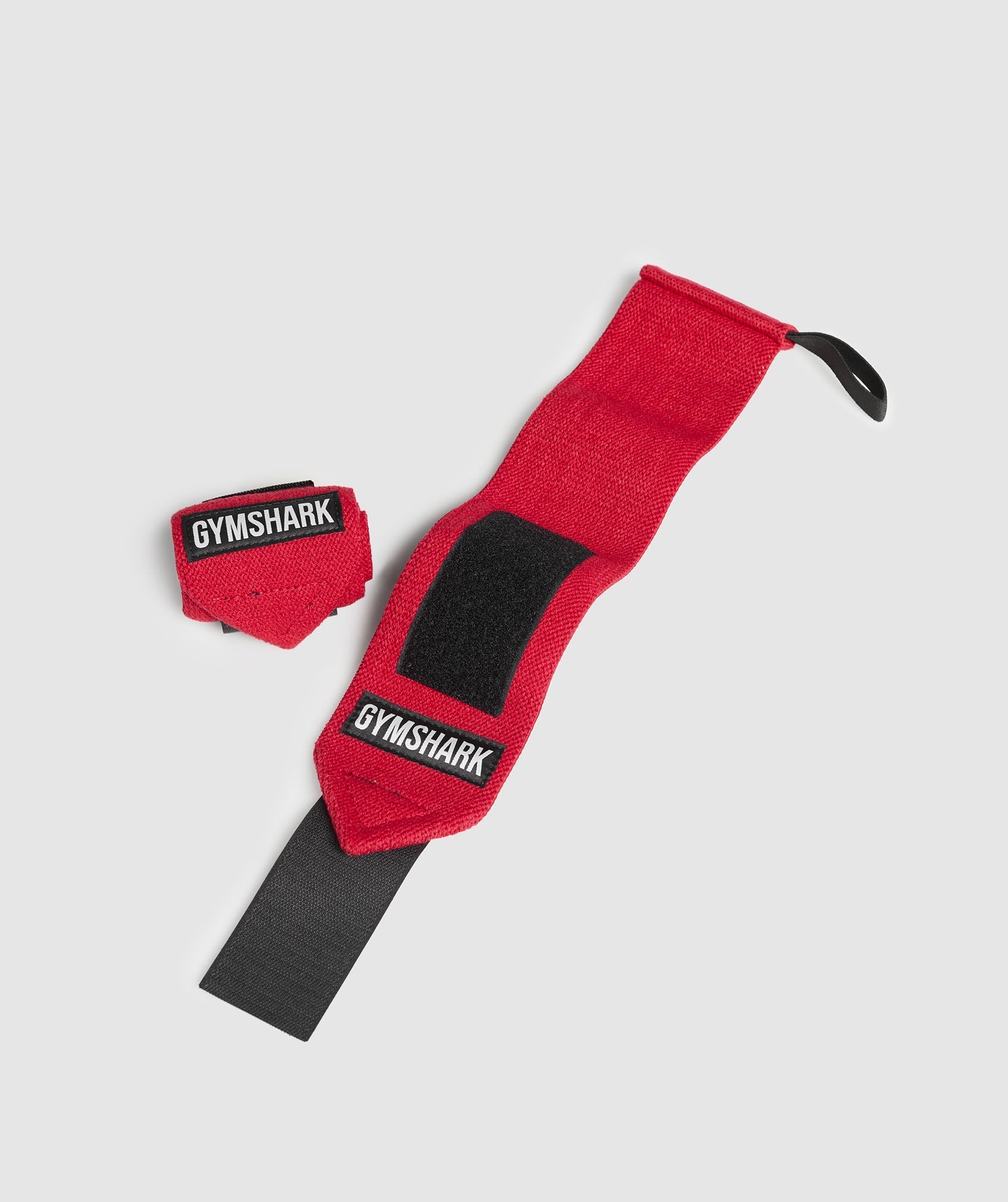 Gymshark Wrist Straps - Carmine Red/Black