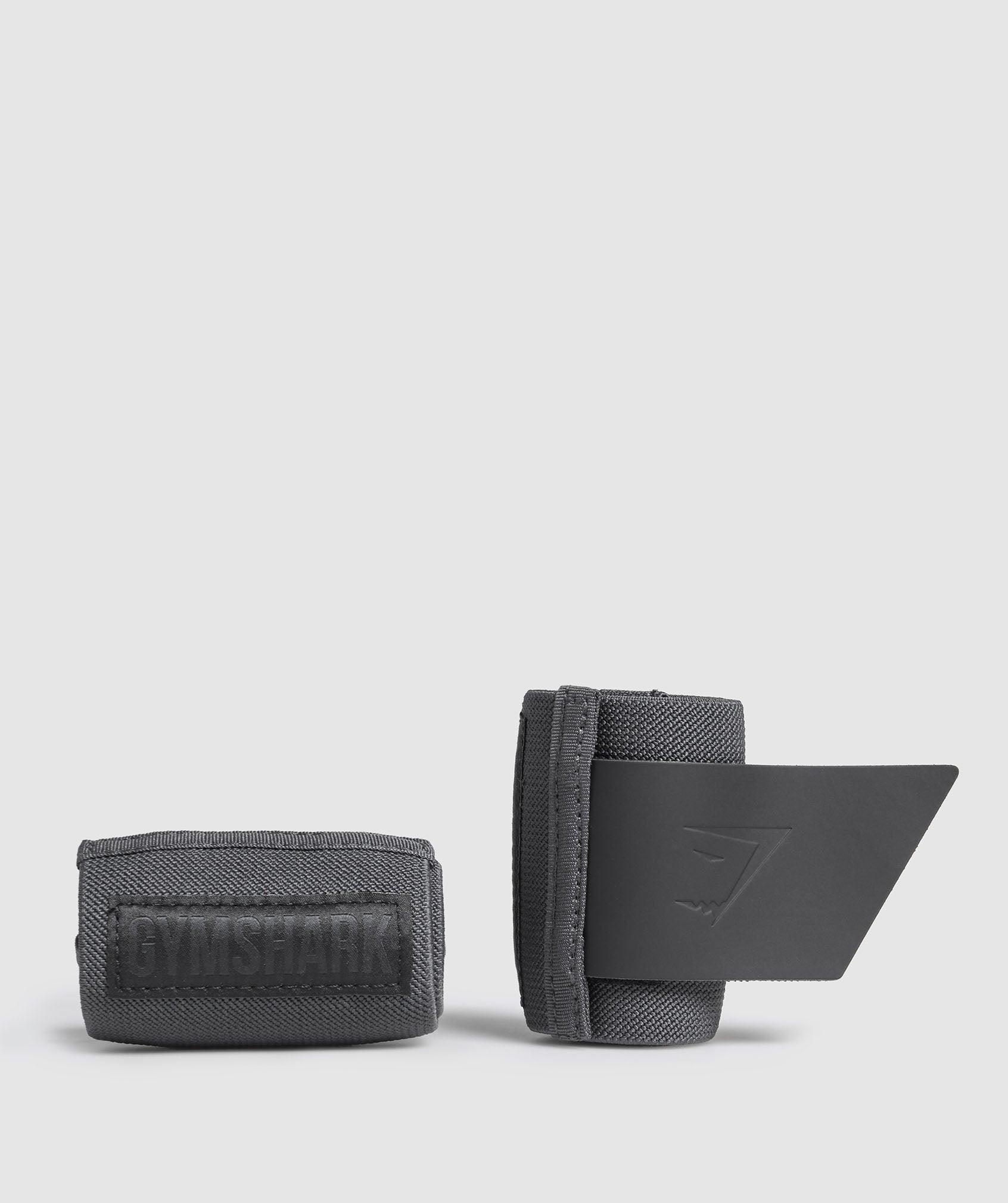 Gymshark Rigid Wrist Straps - Asphalt Grey
